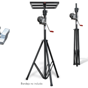 Torre para la instalación de equipos de climatización con accesorio bandeja