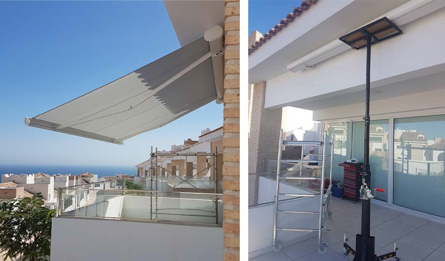Awning-installations-with-GUIL-towers