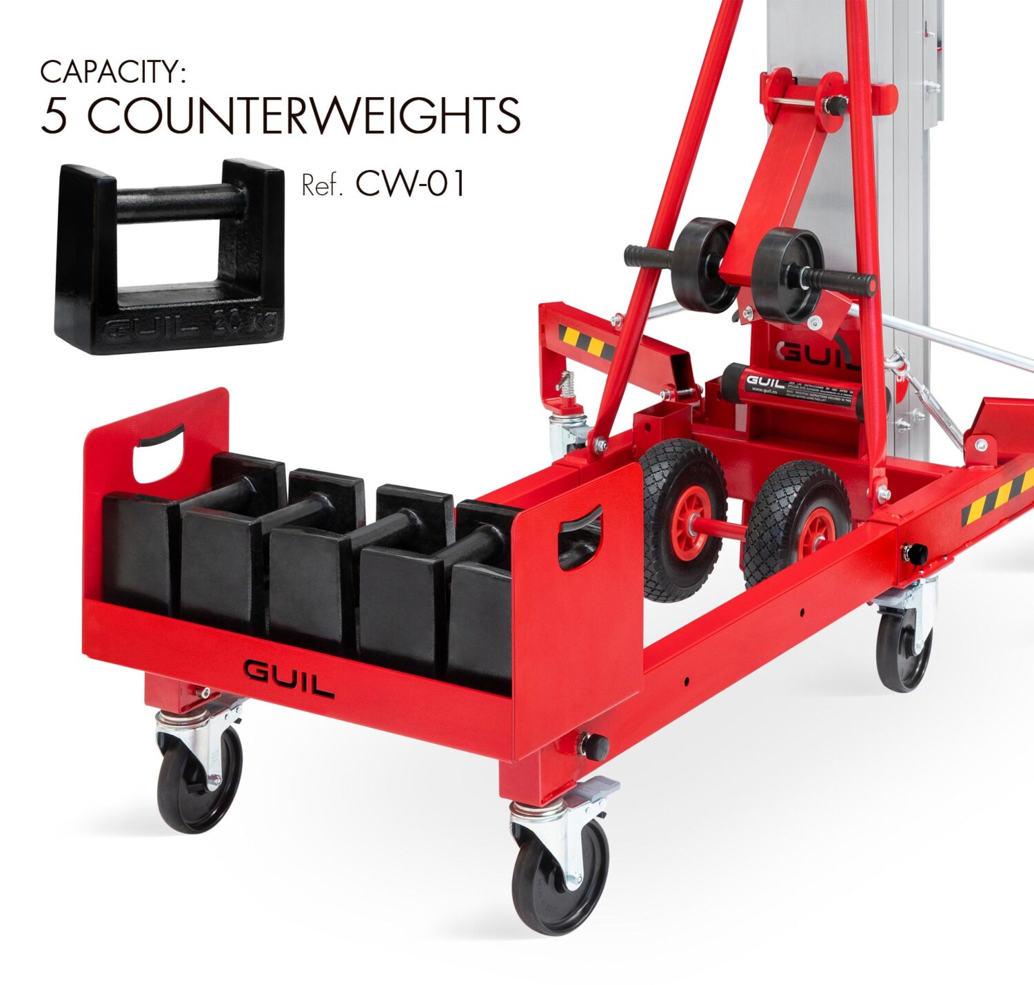 Counterweight holder for TORO Material Lifter-CB-01
