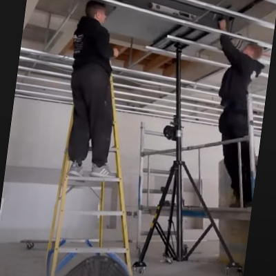 Installing ceiling-mounted air-conditioning | GUIL
