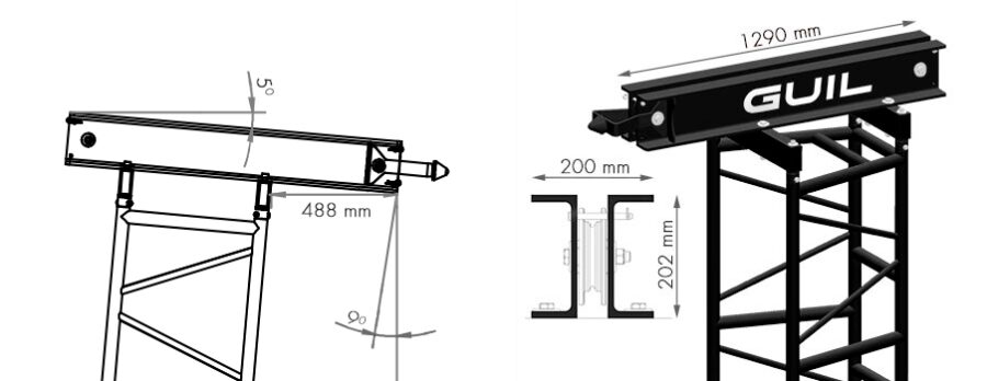 Rigging tower for line array systems - Ref. TMD-570 | GUIL