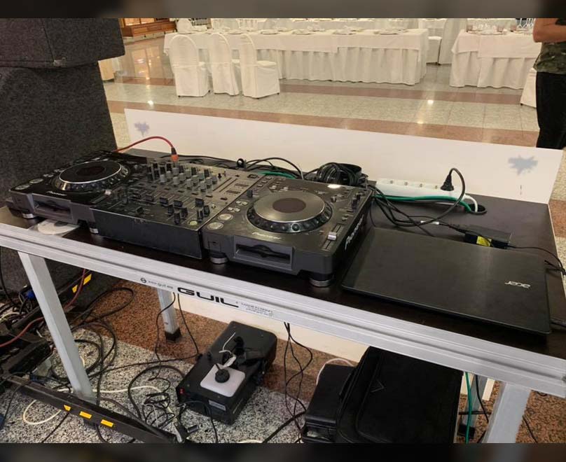 Mesa para DJ / Mesa de control de 150 x 65 cm - Ref. MDJ-1