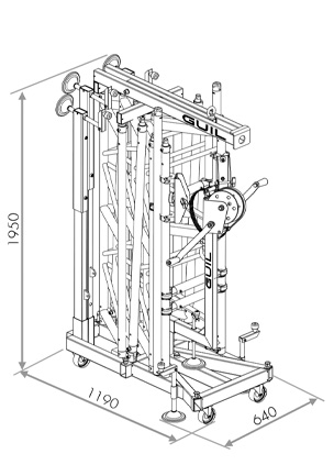 Lifting-towers-for-Line-Array-TMD-545-N-Measurements