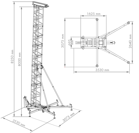 Torre-para-Line-Array-TMD-570