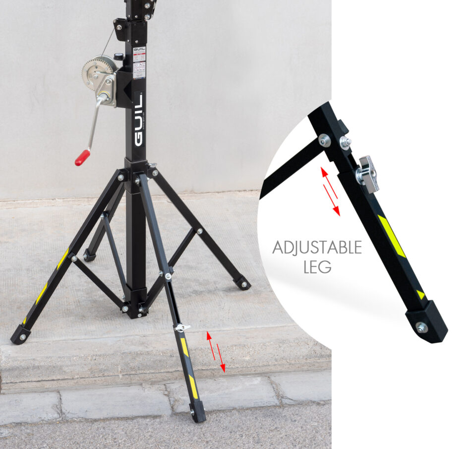 Lifting-tower-with-leg-adjustable-ELC-720