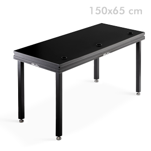 DJ Table made in aluminium. Size: 150 x 65 cm - Ref. MDJ-1/N