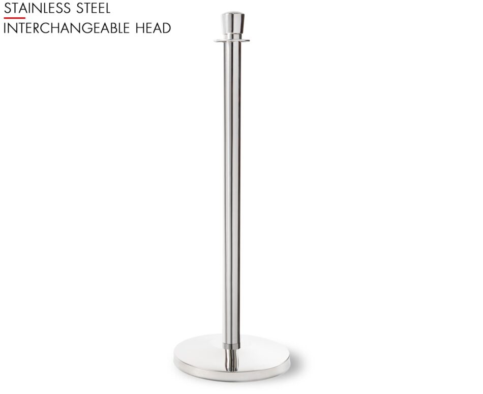Stainless steel barrier post for rope-PST-41